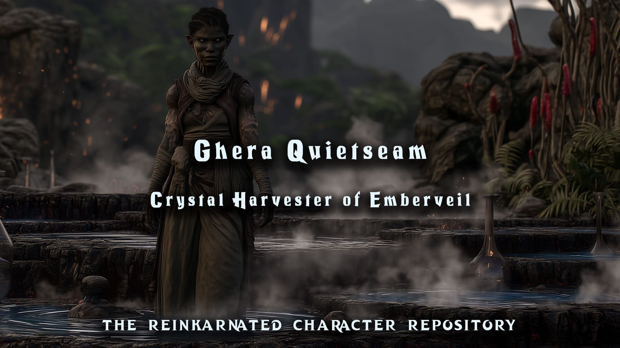 Ghera Quietseam - Crystal Harvester of Emberveil