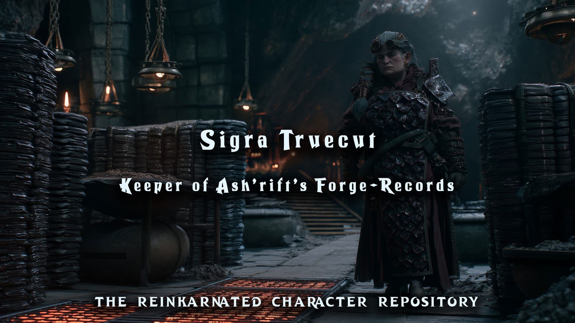 Sigra Truecut - Keeper of Ash'rift's Forge-Records