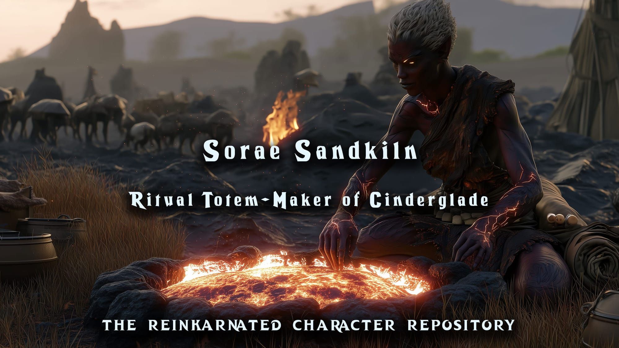 Sorae Sandkiln - Ritual Totem-Maker of Cinderglade