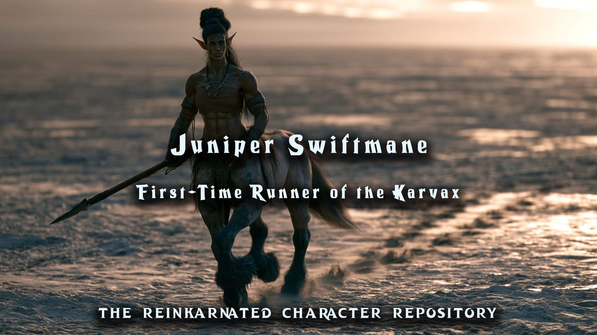 Juniper Swiftmane - First-Time Runner of the Karvax
