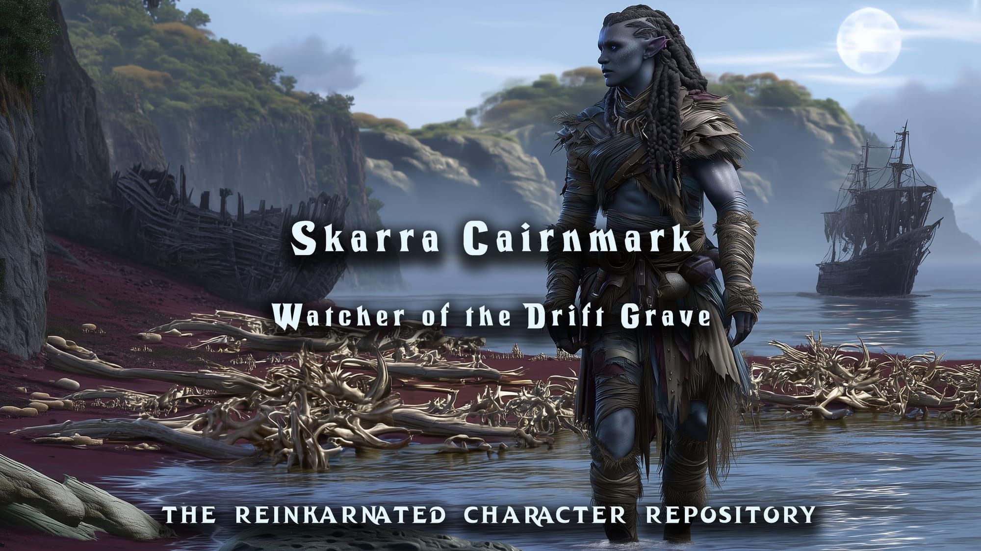 Skarra Cairnmark - Watcher of the Drift Grave