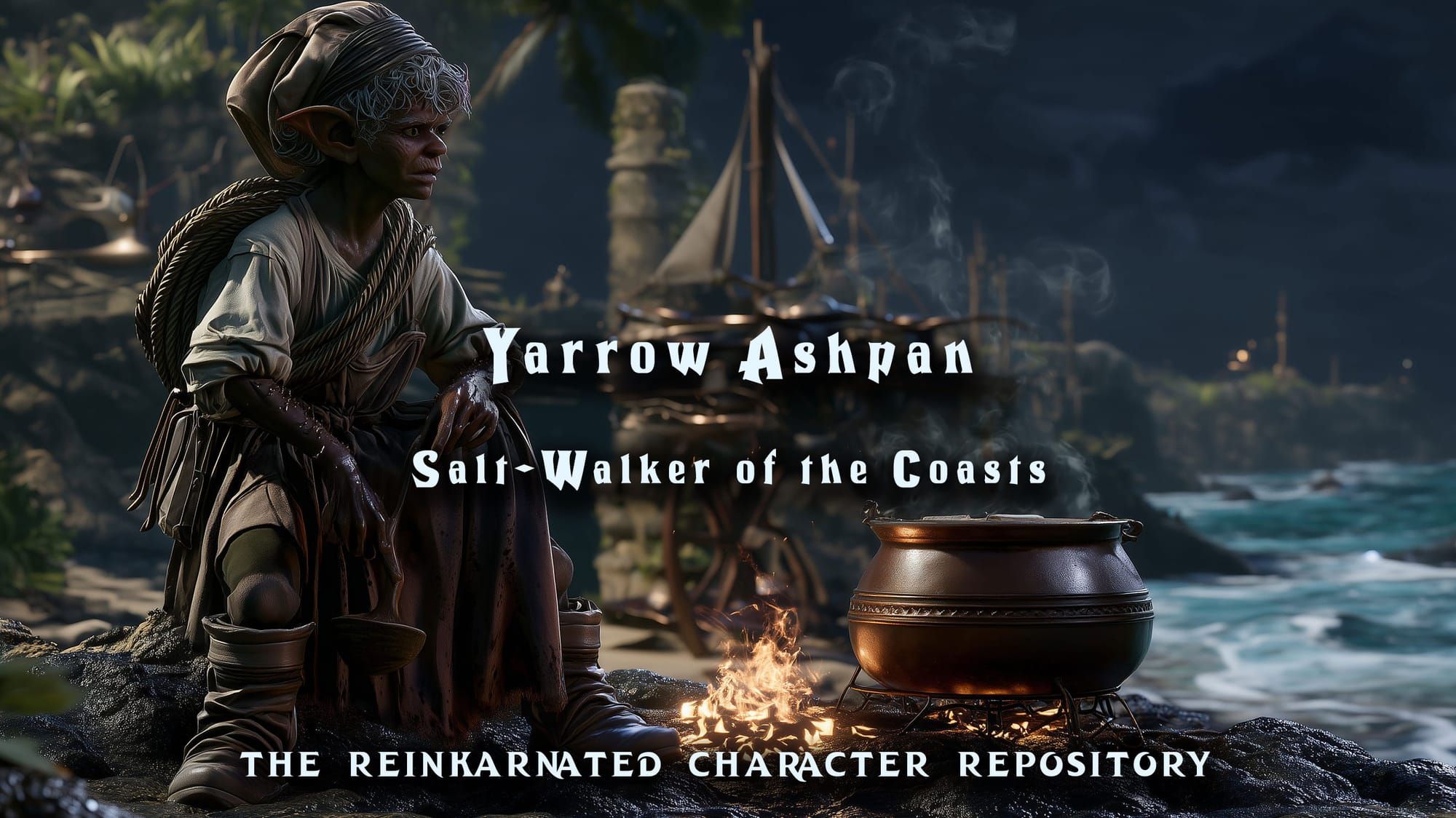Yarrow Ashpan - Salt-Walker of the Kindlestrand and Emberstrand Coasts