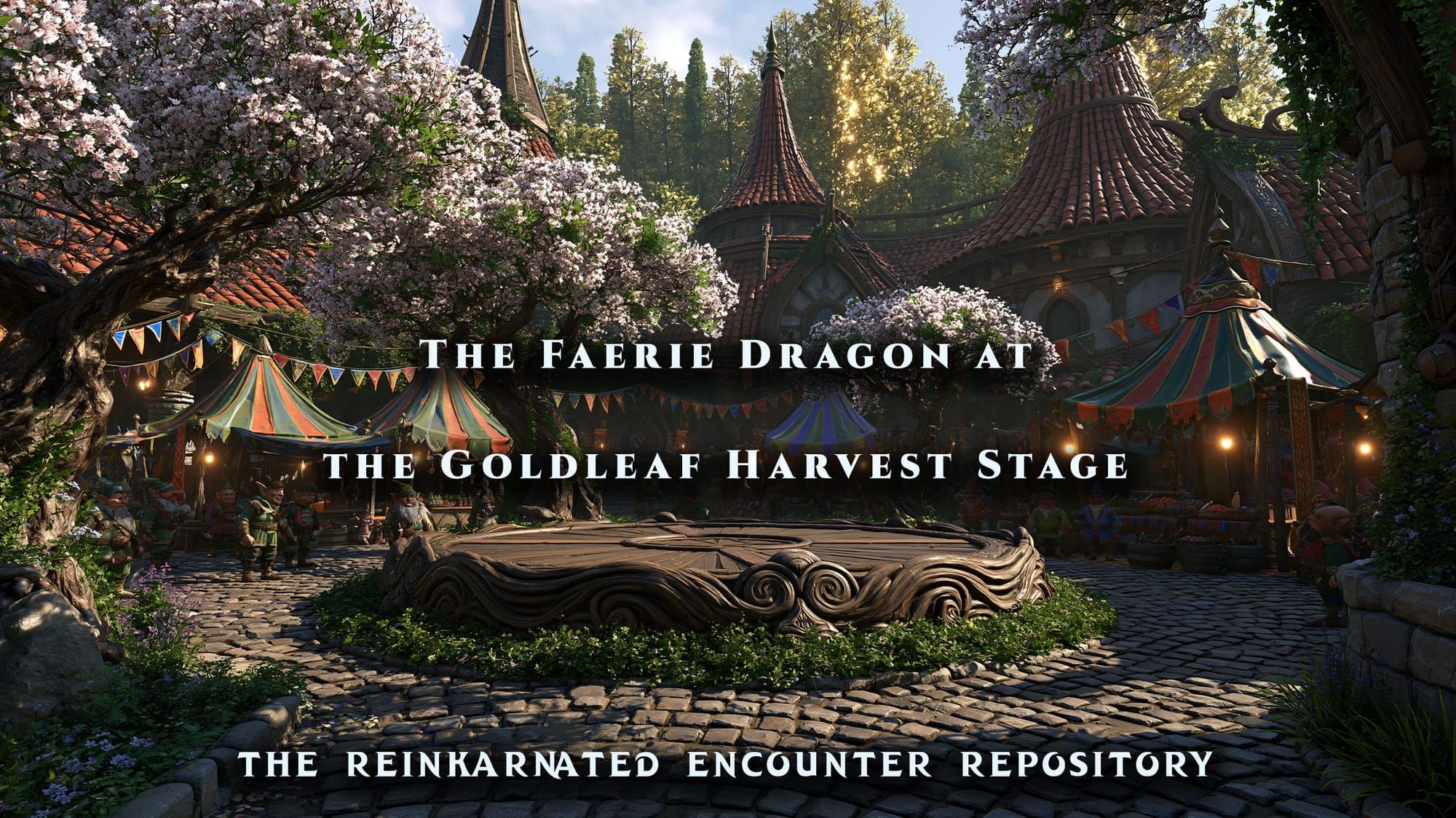 The Faerie Dragon at the Goldleaf Harvest Stage