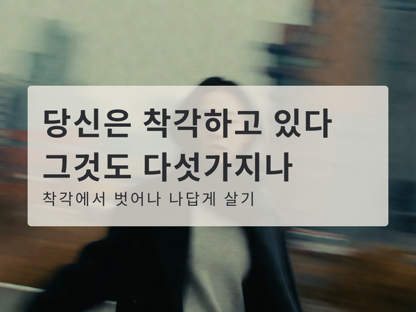 당신은 착각하고 있다, 그것도 다섯가지나