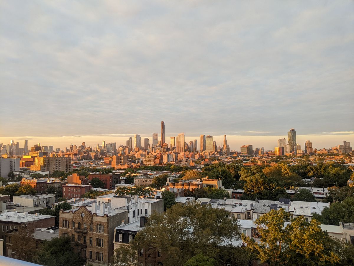 "It's faster if you walk north/south."