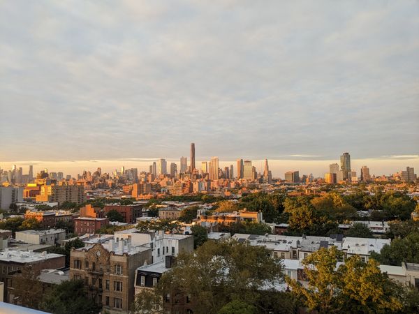 "It's faster if you walk north/south."