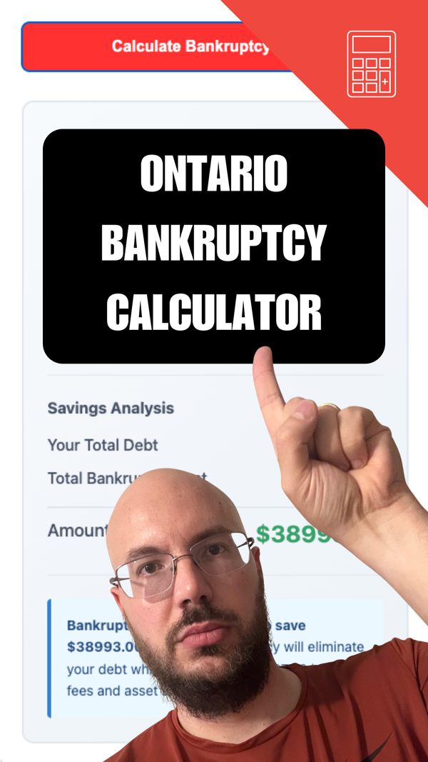 Ontario Bankruptcy Calculator