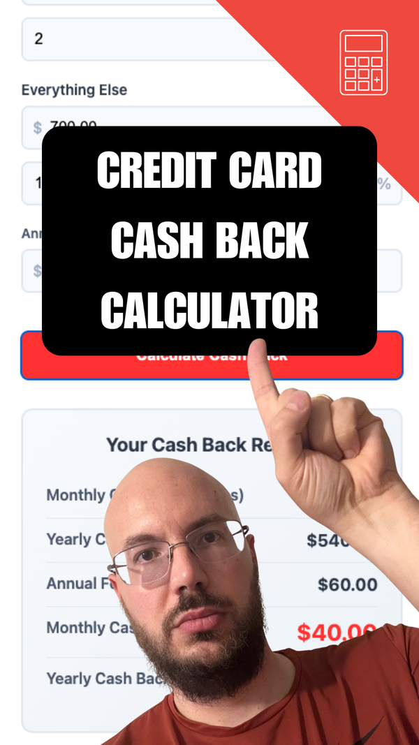 Credit Card Cash Back Calculator