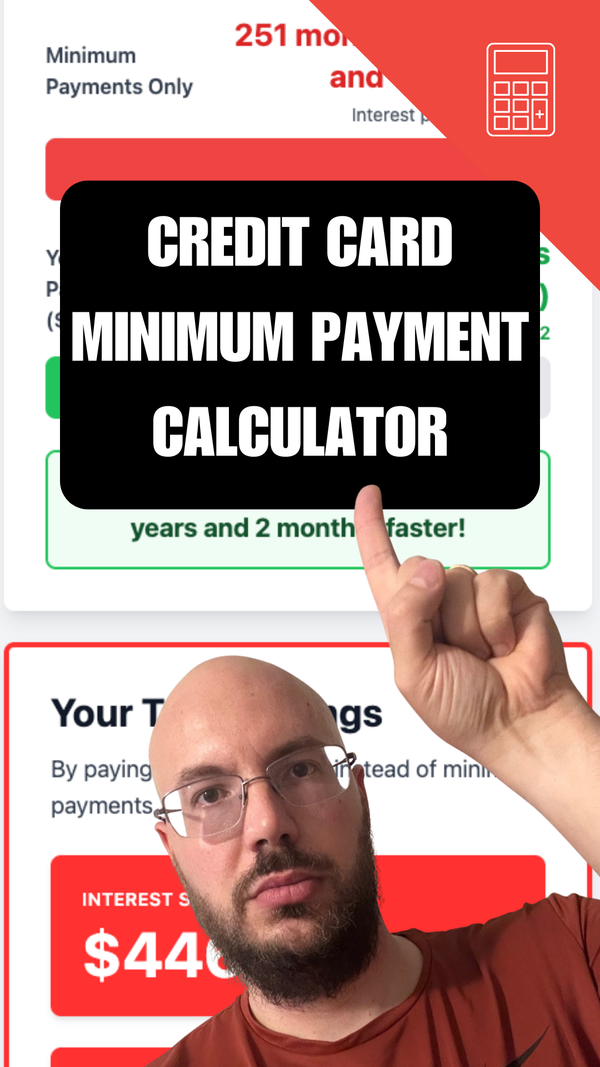 Credit Card Minimum Payment Calculator