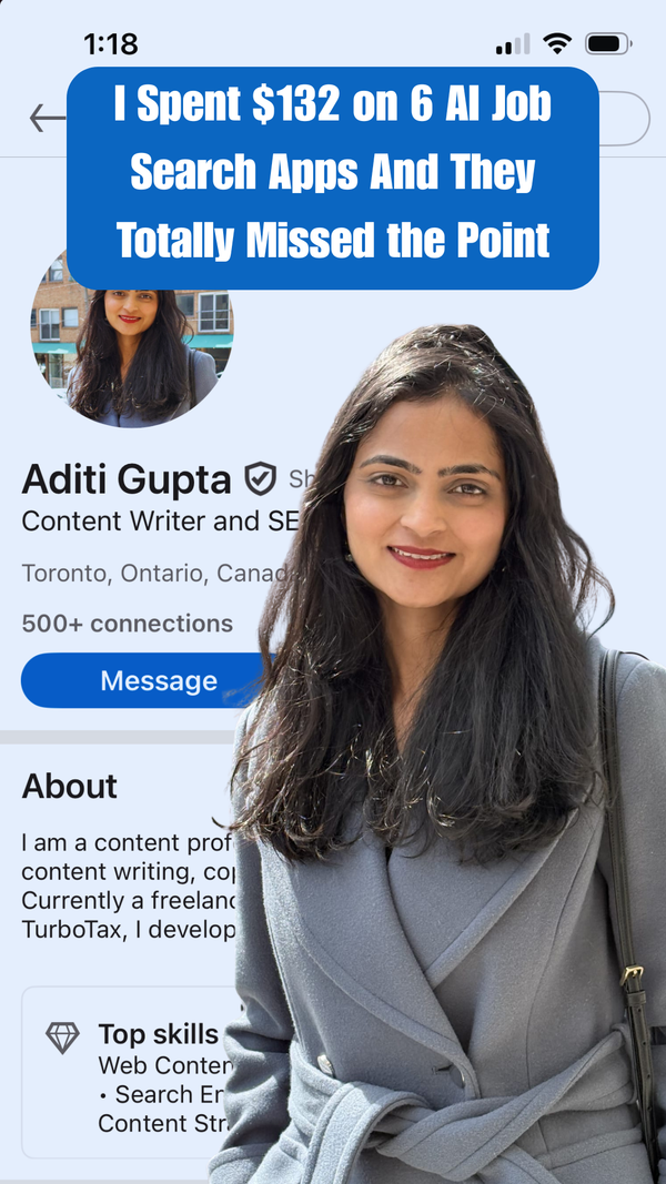 I Spent $132 on 6 AI Job Search Apps And They Totally Missed the Point