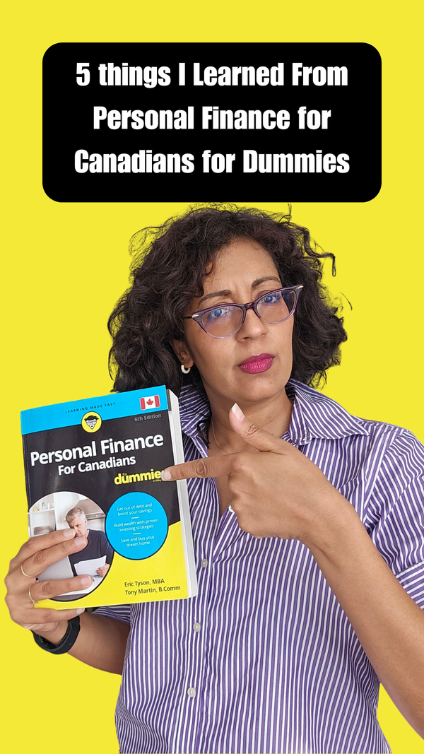 5 things I Learned From Personal Finance for Canadians for Dummies
