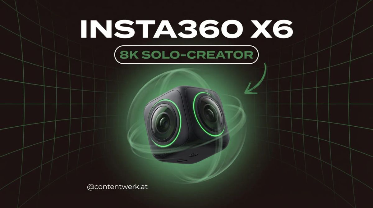 Insta360 X6 8K Video Solo-Creator 360-Grad Action-Cam Cover
