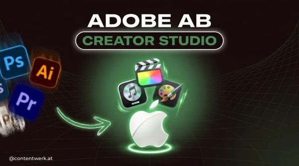 Apple Creator Studio Bundle ersetzt Adobe Creative Cloud fuer iPhone-Content-Creator und Selbststaendige