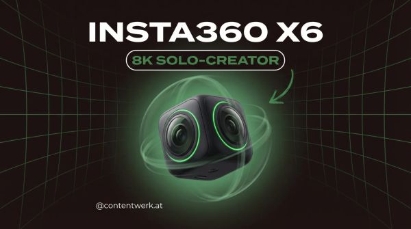 Insta360 X6 8K Video Solo-Creator 360-Grad Action-Cam Cover