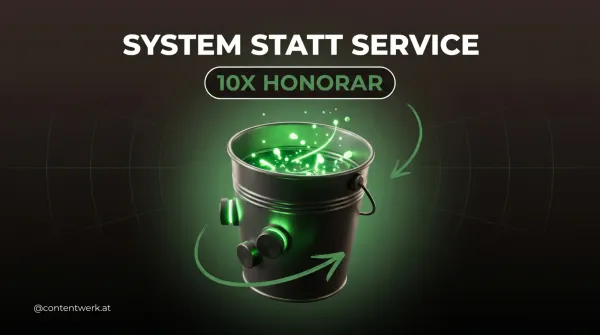 System statt Service verkaufen Bucket-with-Holes Pricing Cover