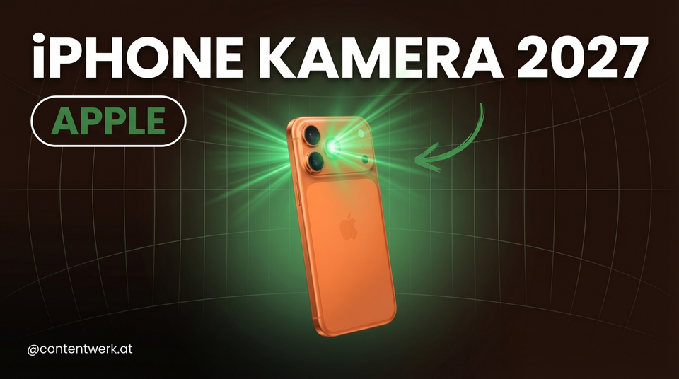 iPhone-Kamera 2027 mit Multispektral-Imaging — Apple Kamera-Technologie der Zukunft für Content Creator