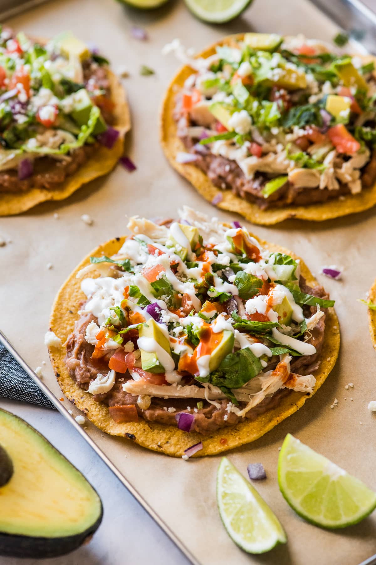 Chicken Tostadas