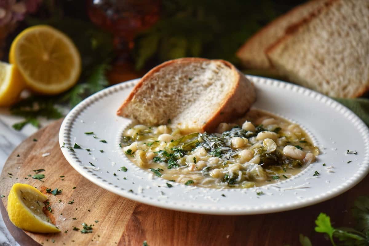 Escarole and White Bean Soup