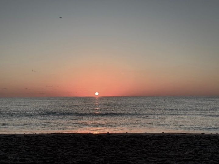 A morning at the beach.