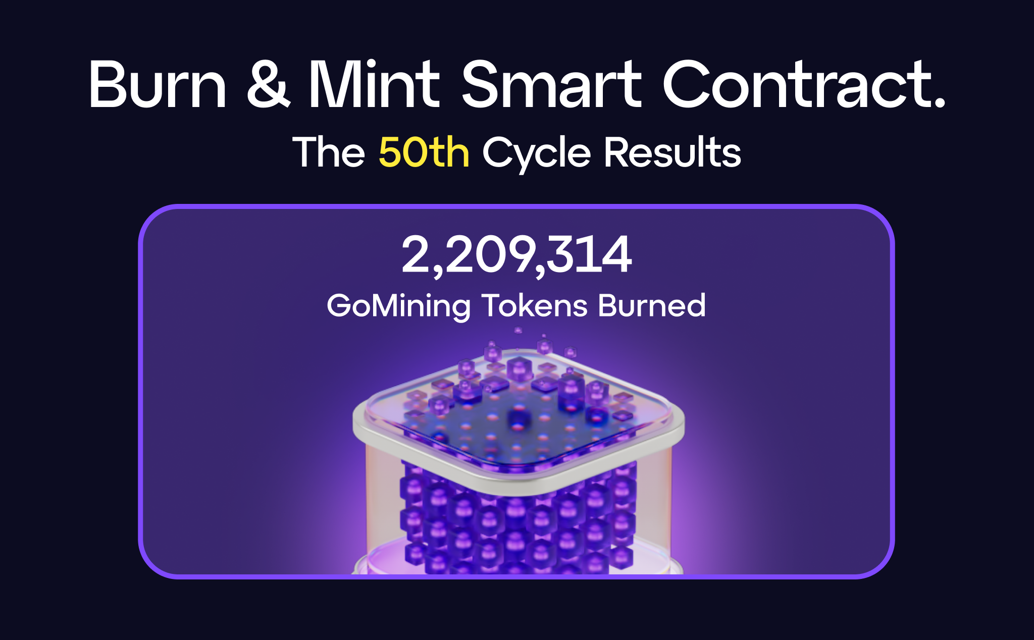 Celebrating the 50th Burn Mint Cycle: A Milestone in the Crypto World