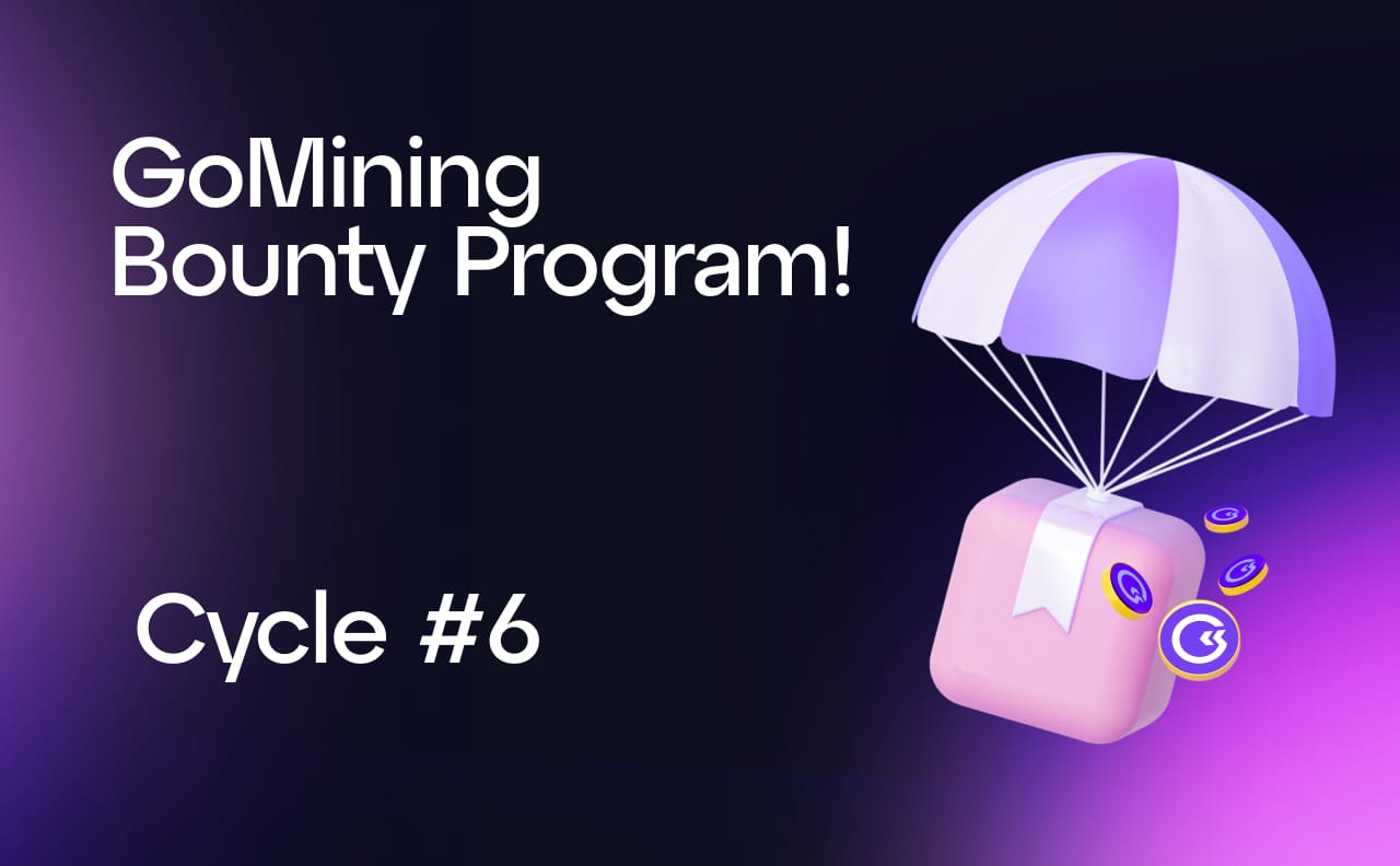 We're announcing the sixth cycle of our Bounty program with 1,000,000 tokens!