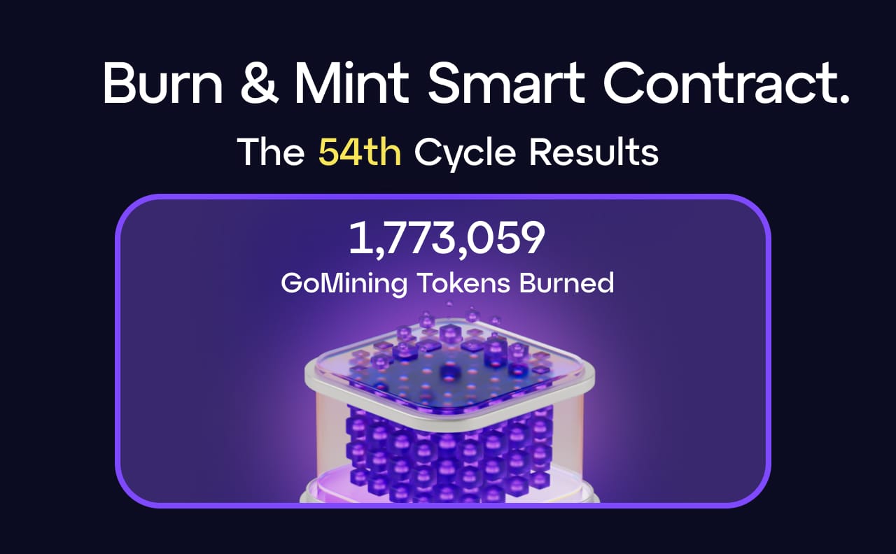Concluding the 54th Burn and Mint Cycle of GoMining