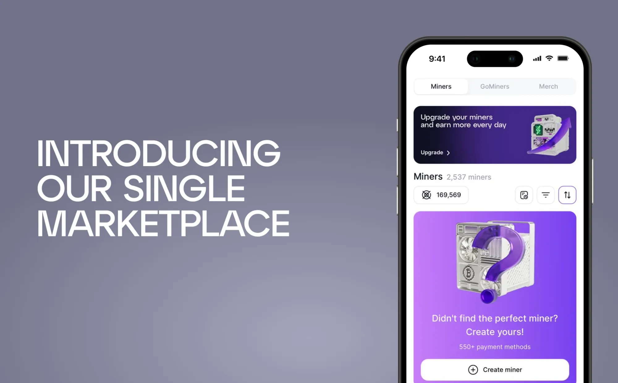 SOMETIMES 1 IS BETTER THAN 2: INTRODUCING OUR SINGLE MARKETPLACE