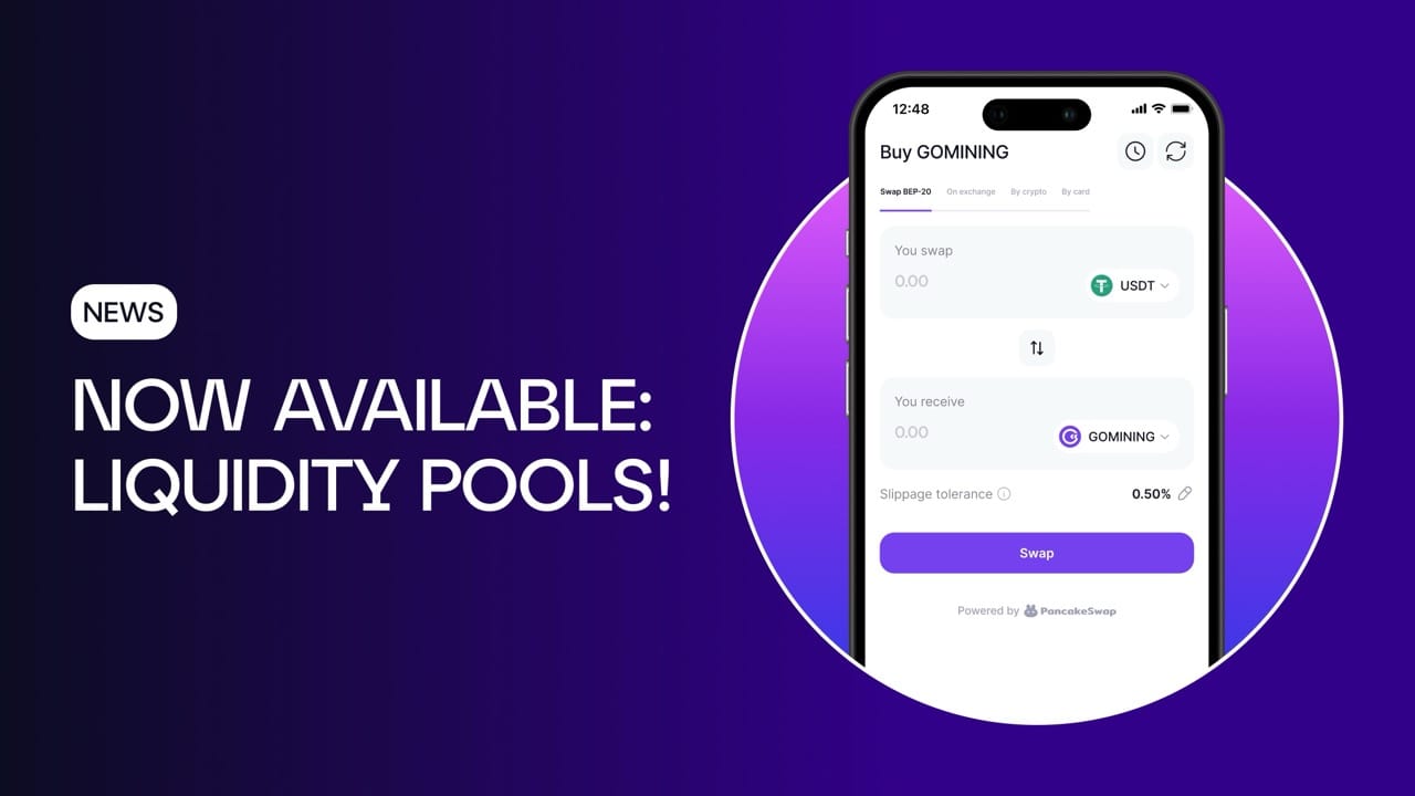 Liquidity Mining Pools: Maximize Your GOMINING Token Yield