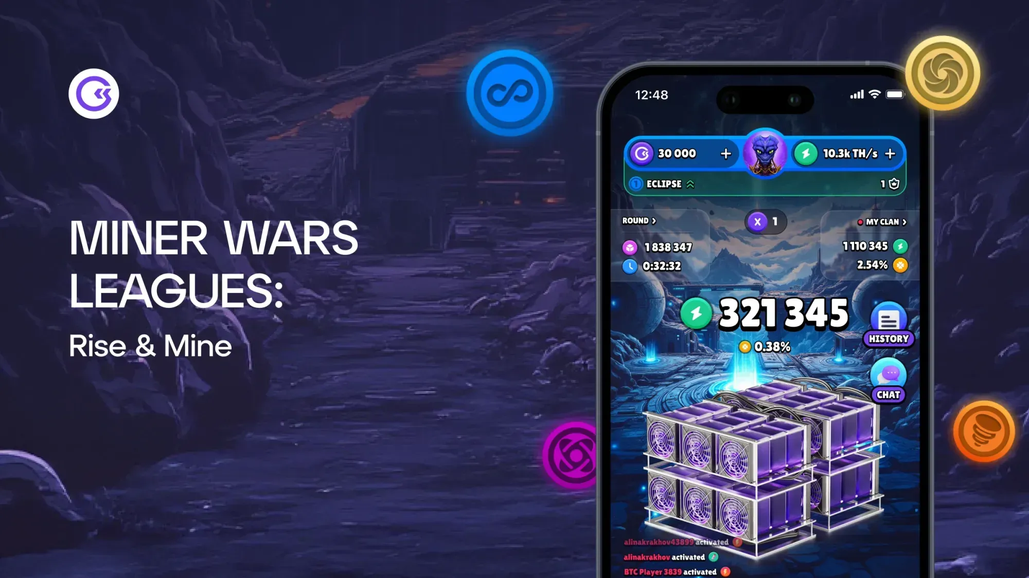 Uma Nova Era Começou em Miner Wars — As Ligas Estão Ao Vivo!