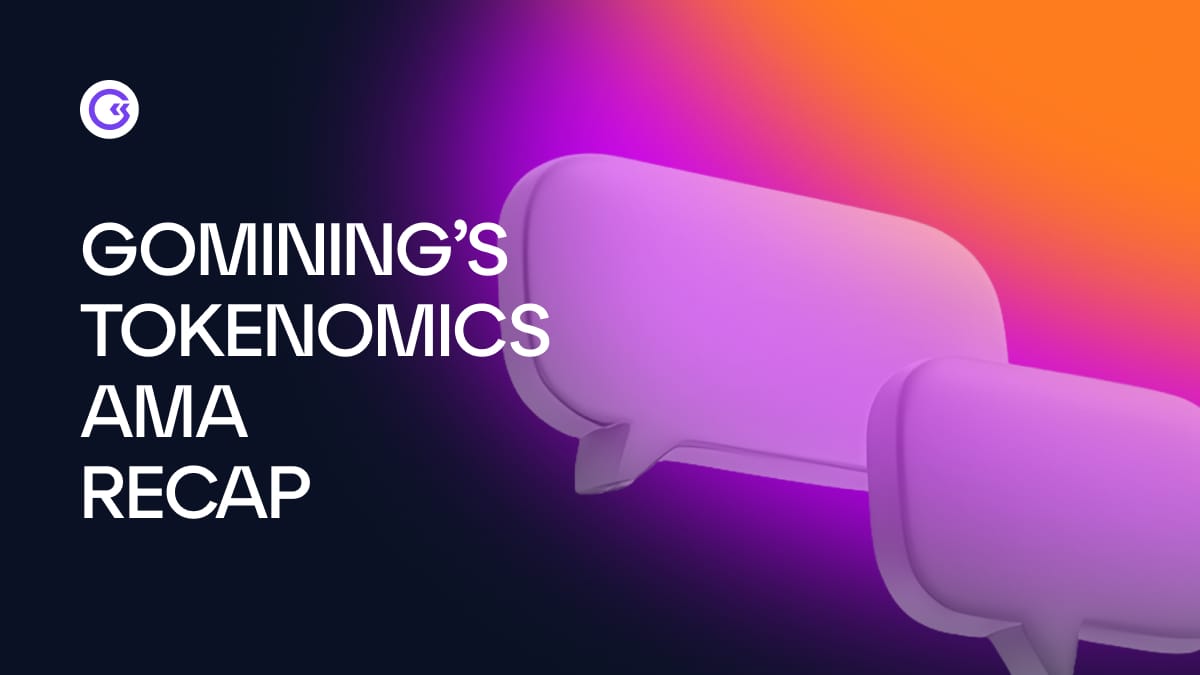 Utility + Rewards: All About GoMining's Tokenomics