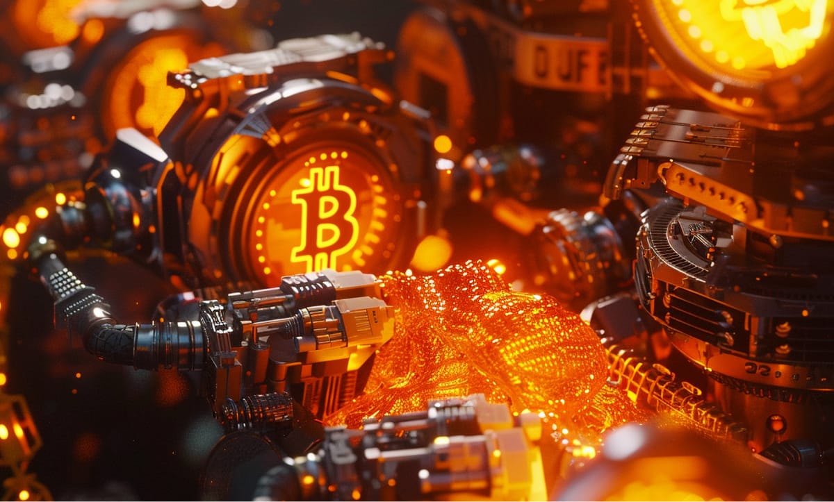 Bitcoin coins symbolizing the concept of digital gold.