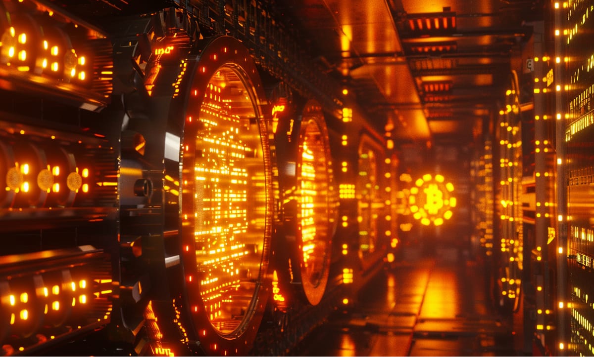 Investor choosing Bitcoin as an alternative to traditional investment in gold.