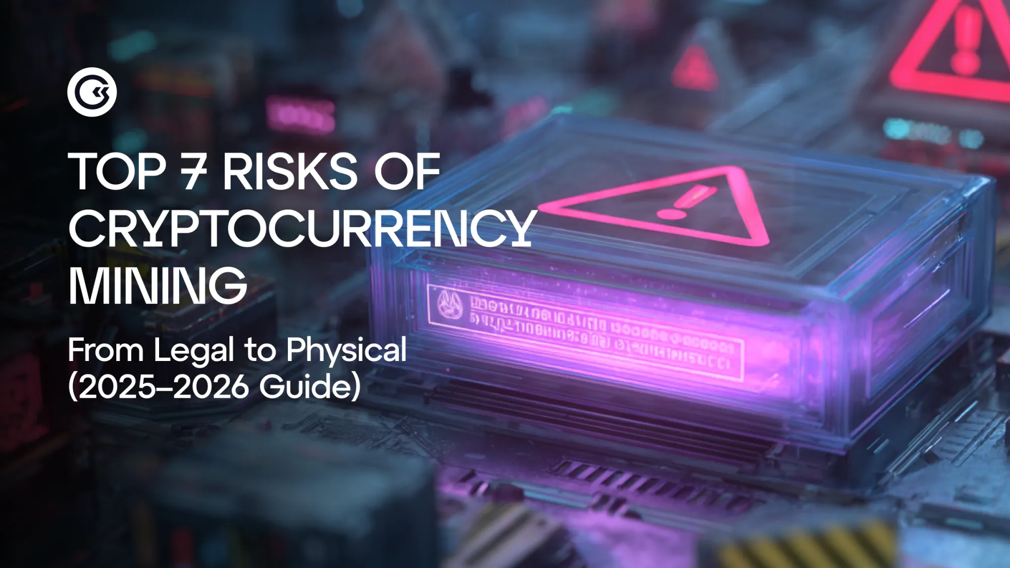 Les 7 principaux risques liés au minage de cryptomonnaies : des risques juridiques aux risques physiques (guide 2025-2026)