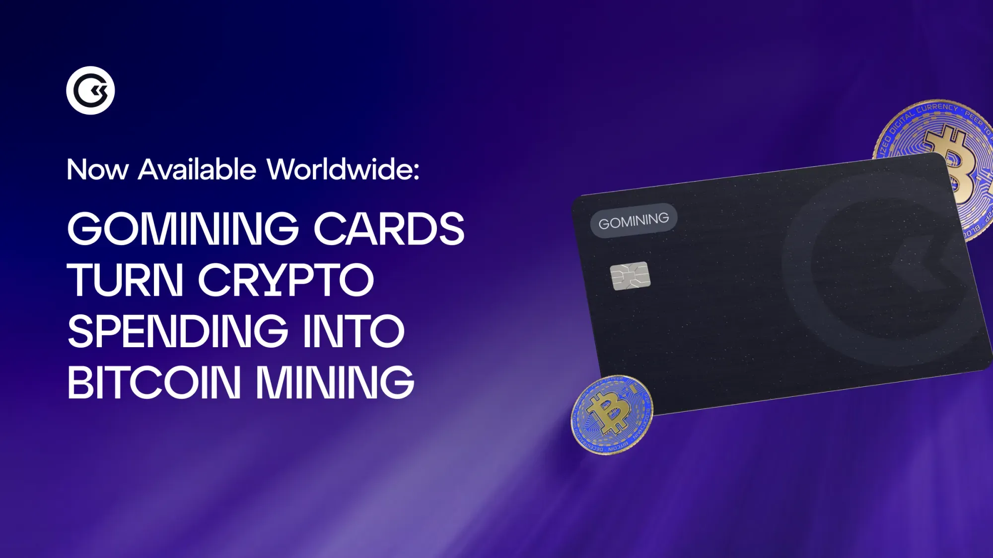 GoMining Cards 拡張 — 130か国以上で利用可能に