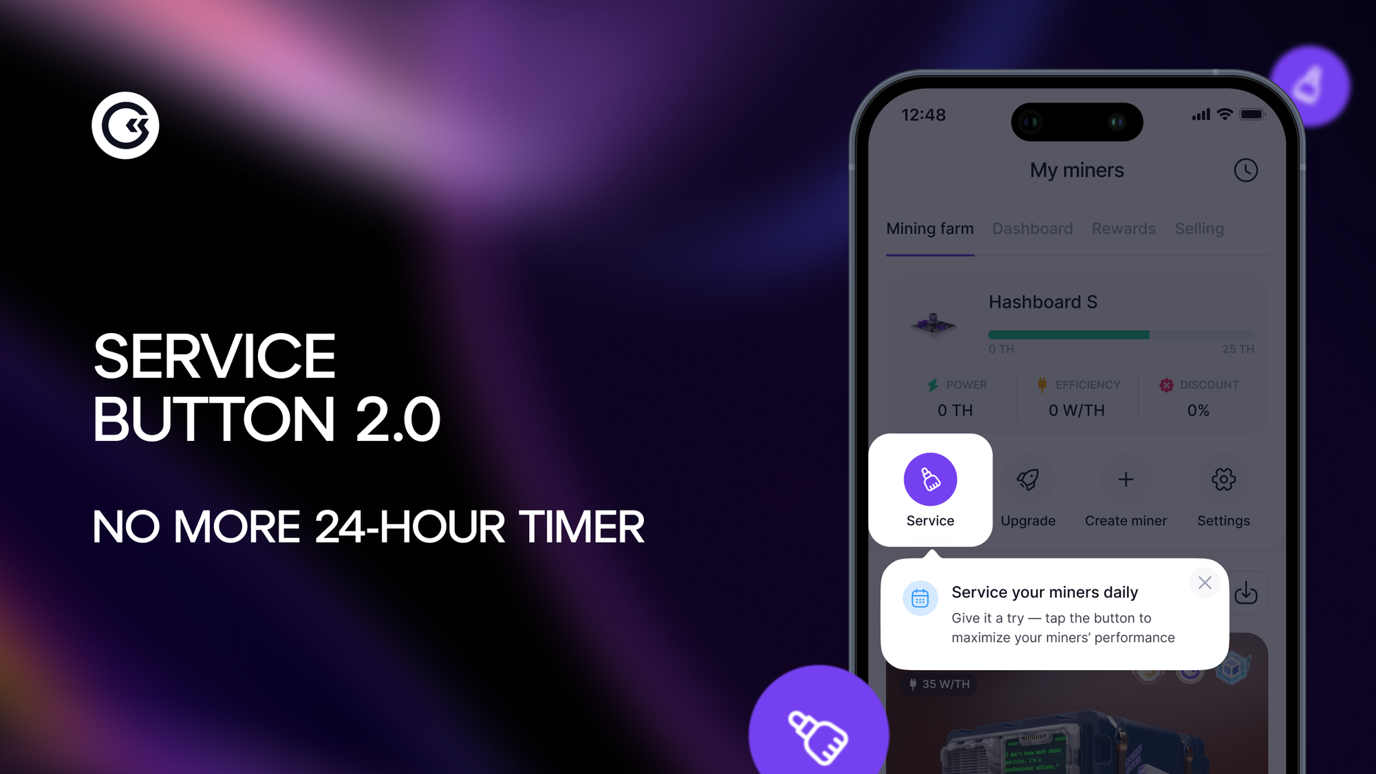 Service Button Update: Maintain Your Discount with a Daily Reset