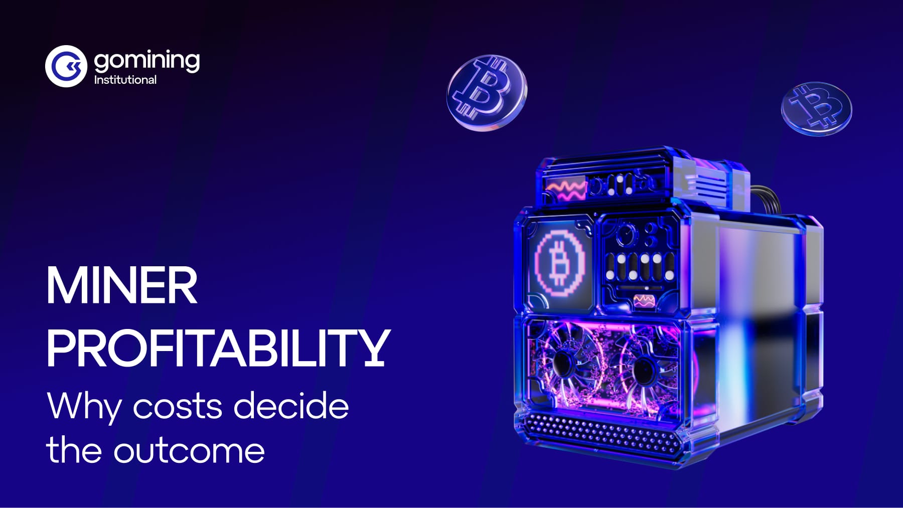 Miner Profitability: Why Costs Decide the Outcome