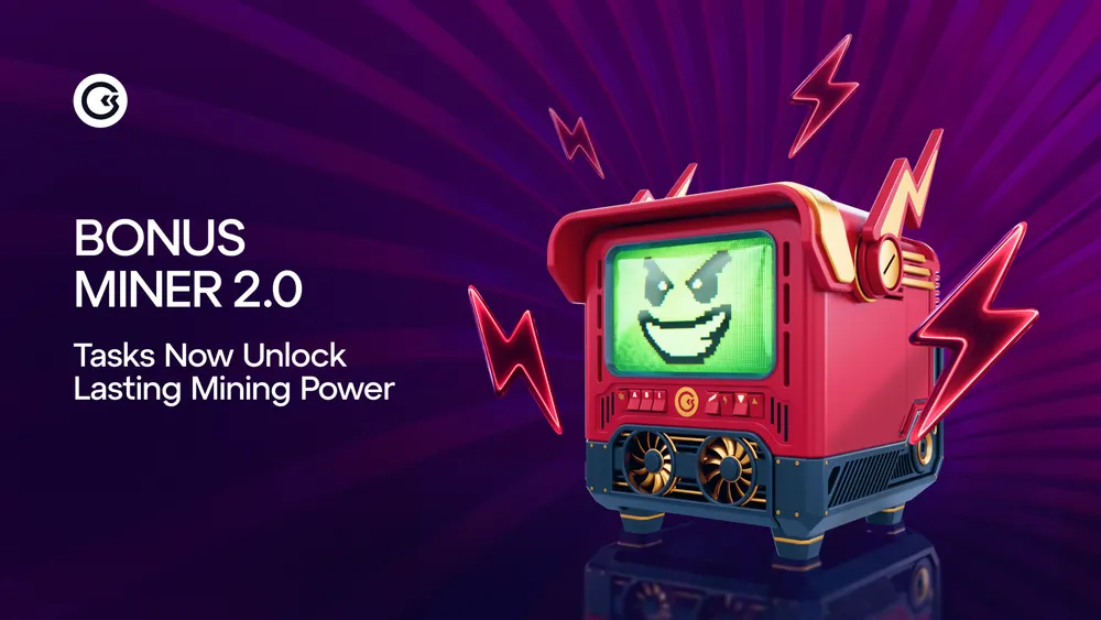 全新 Bonus Miner —— 与你一同成长