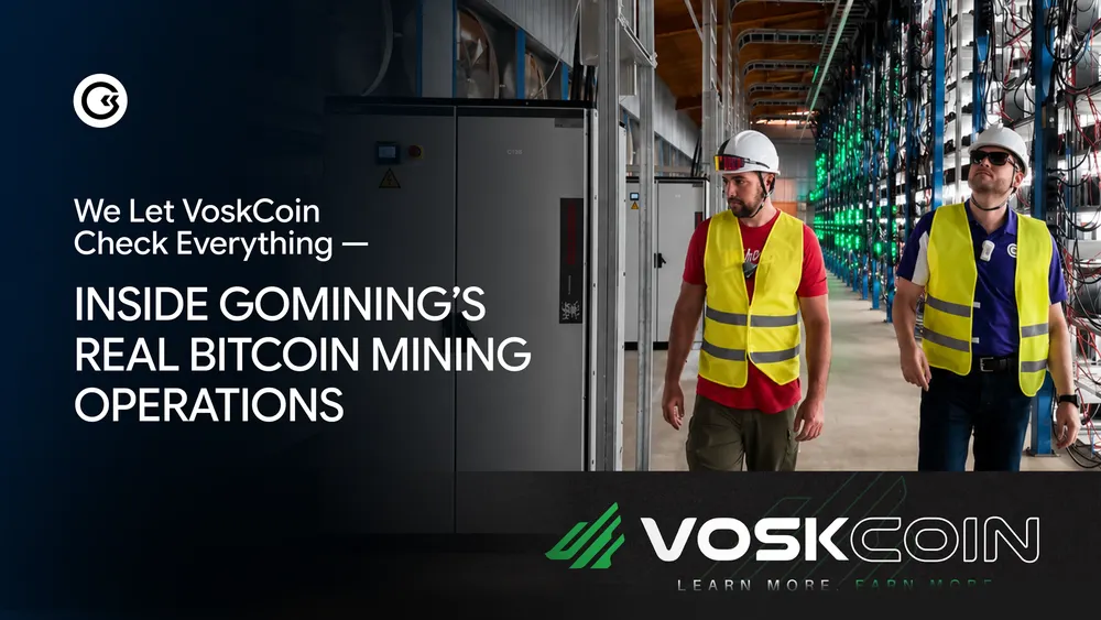 Dans les coulisses de GoMining : une nouvelle série avec VoskCoin