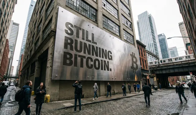 Mantenham-se fortes. Acreditem em Bitcoin