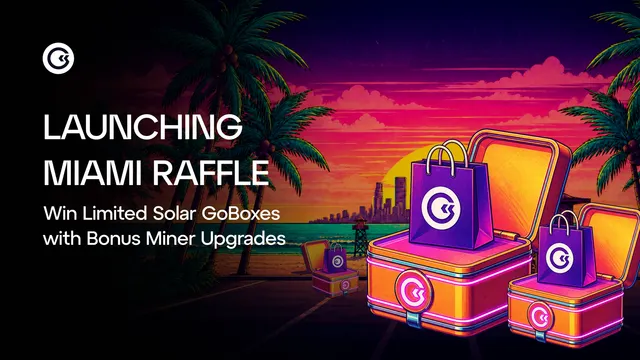 🌞 Sunny Miami Raffle: Win Exclusive Solar GoBoxes