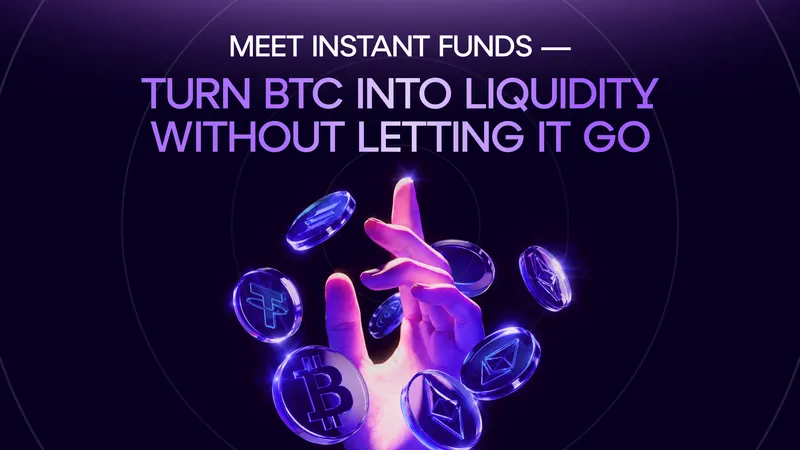 Cómo Obtener Liquidez Sin Vender Bitcoin con Instant Funds