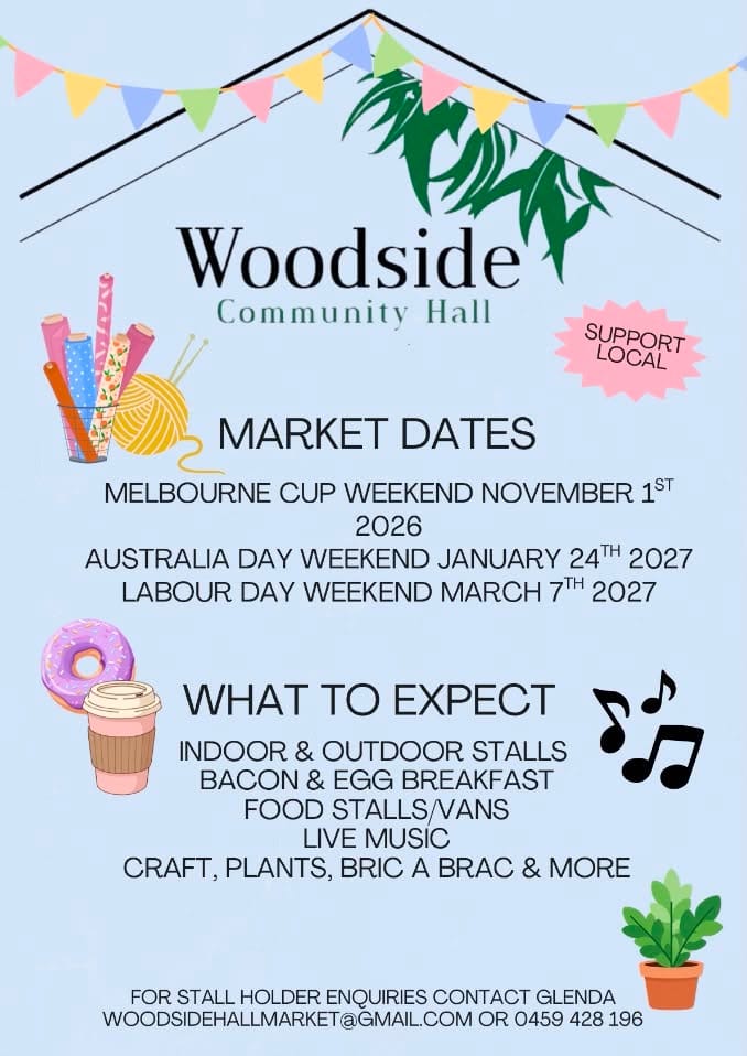 Woodside Community Hall Markets
