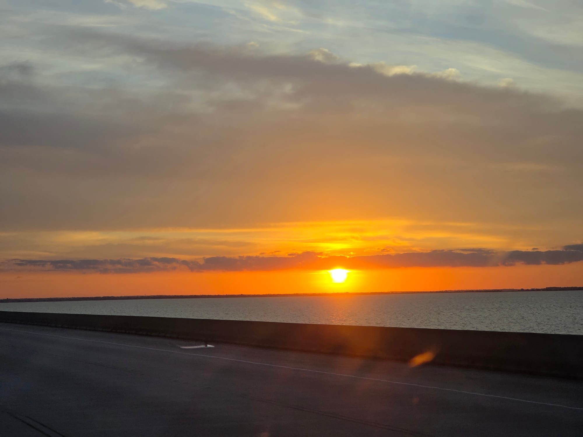 Sunrise over Pontchartrain