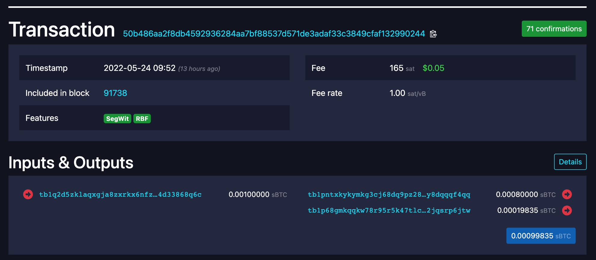 Issue #1214: Silent payments