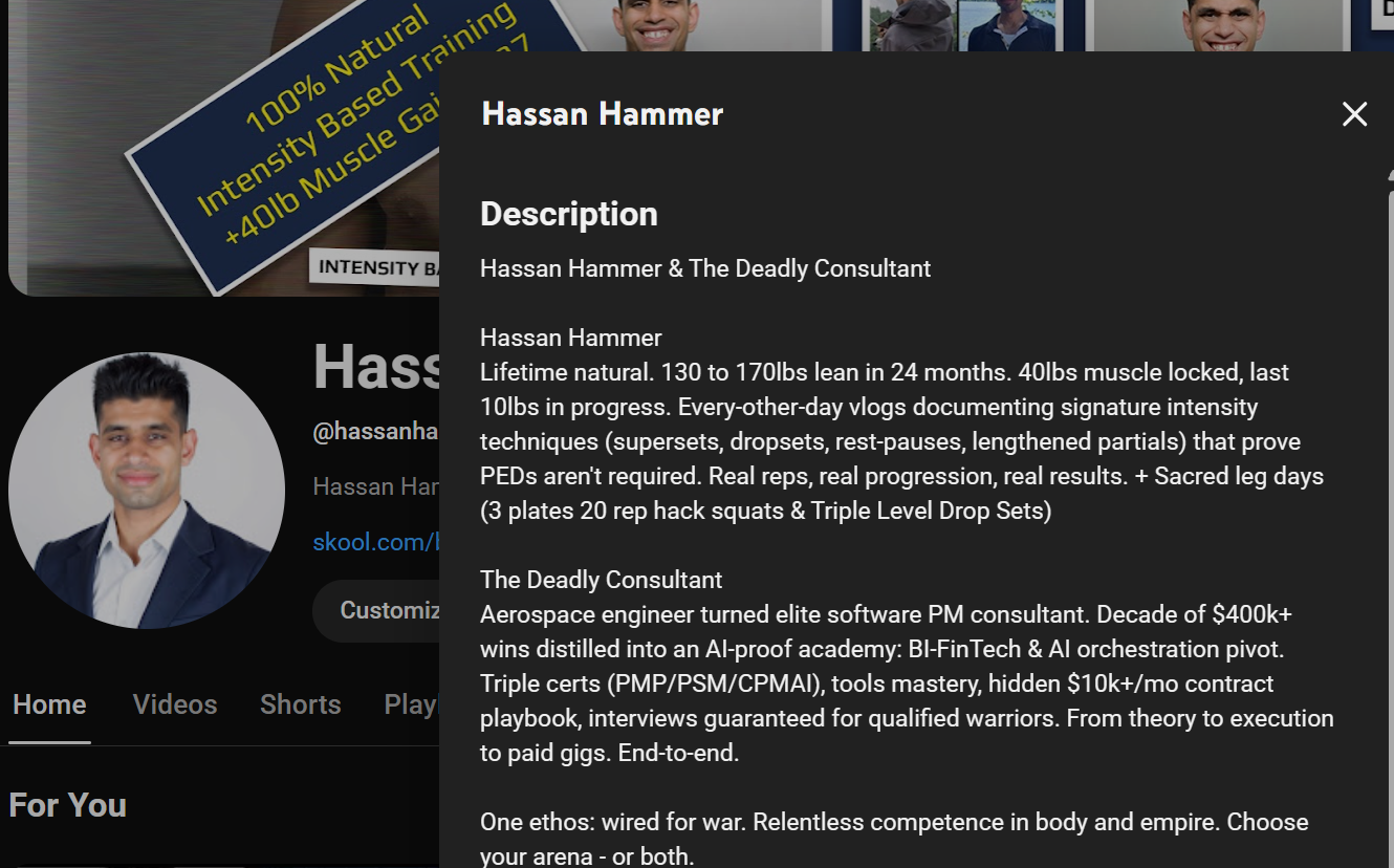 Introducing Hassan Hammer Fitness: Build Your Body & Bank