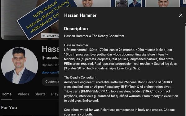 Introducing Hassan Hammer Fitness: Build Your Body & Bank