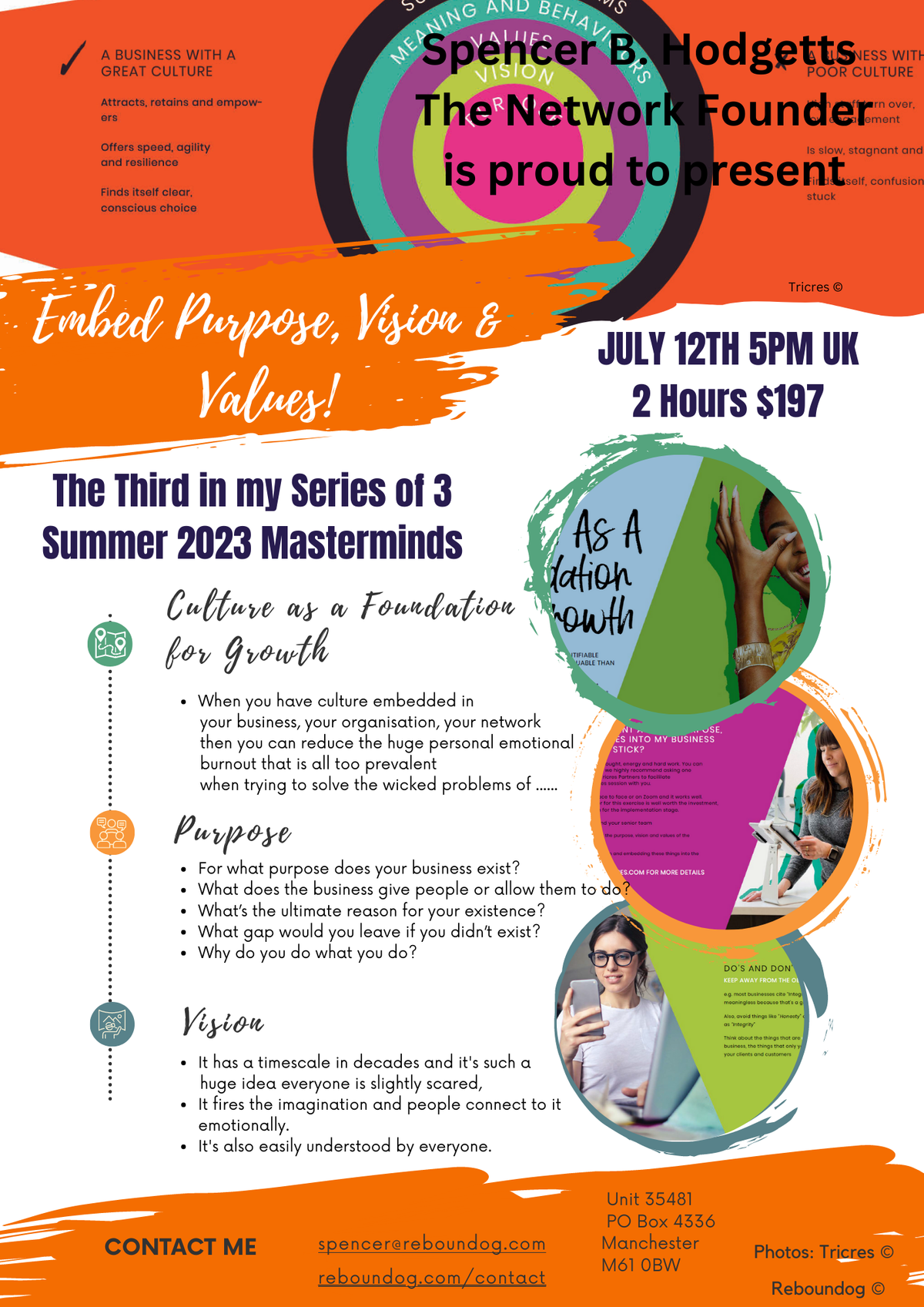 Embed Purpose, Vision & Values