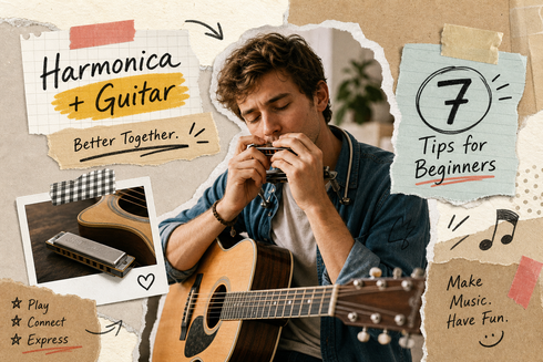 7 Tips for Playing Harmonica with Guitar as a Beginner