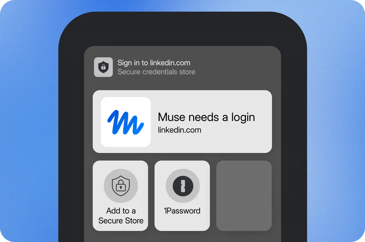 Step 1: the agent asks for a login at the sign-in screen