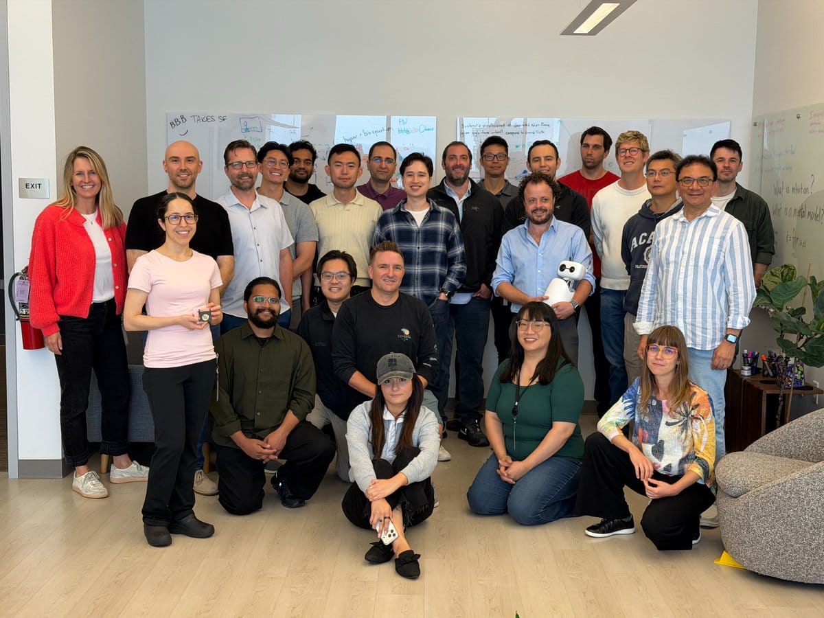 Team photo shared with the launch thread